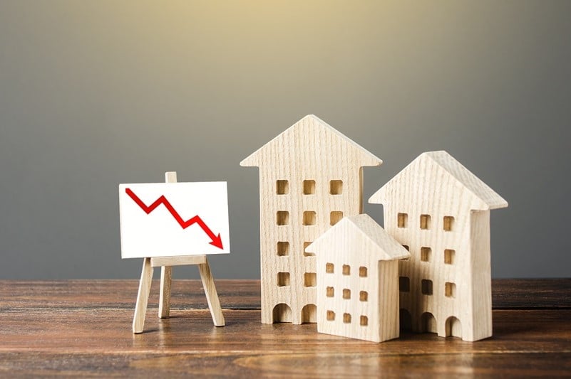 Prévisions du marché immobilier en 2024 : Une baisse prolongée des transactions et des prix